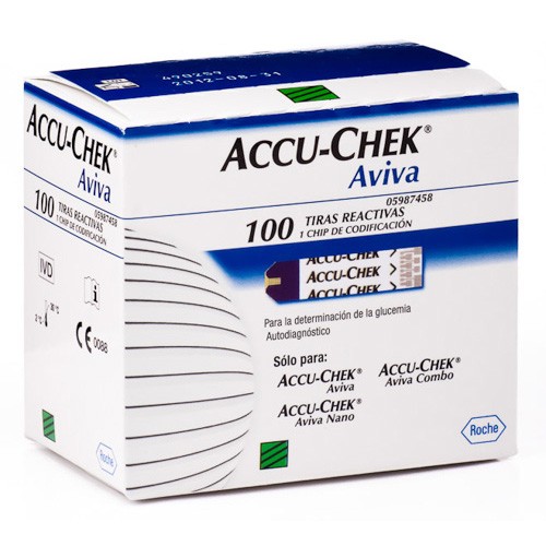 ACCU-CHEK AVIVA 100 TIRAS ROCHE Imagen de ACCU-CHEK AVIVA 100 TIRAS ROCHE
