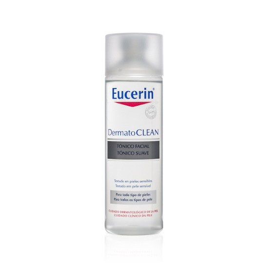 Eucerin dermatoclean tónico facial 200ml Imagen de Eucerin dermatoclean tónico facial 200ml
