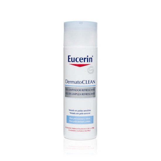 Eucerin dermatoclean gel limpiador desmaquillante 200ml Imagen de Eucerin dermatoclean gel limpiador desmaquillante 200ml
