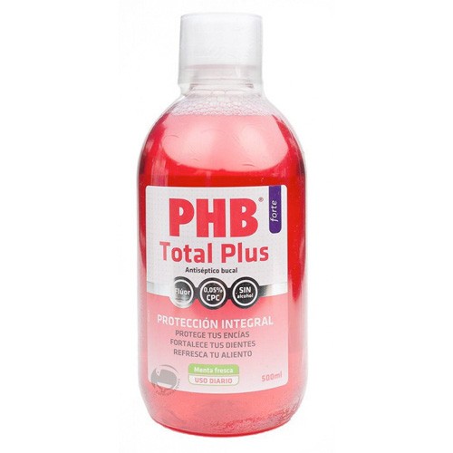 PHB TOTAL PLUS ENJUAGUE BUCAL 500 ML Imagen de PHB TOTAL PLUS ENJUAGUE BUCAL 500 ML