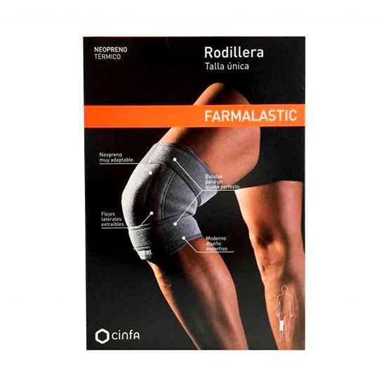 Rodillera farmalastic neop t.uni velcros Imagen de Rodillera farmalastic neop t.uni velcros