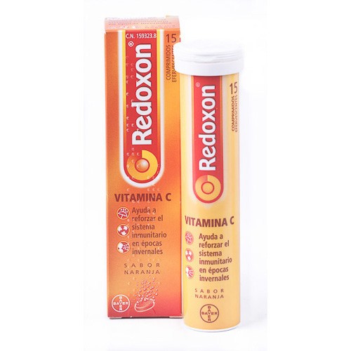 REDOXON VIT.C NARANJA 15COMP EFERVESCENT Imagen de REDOXON VIT.C NARANJA 15COMP EFERVESCENT