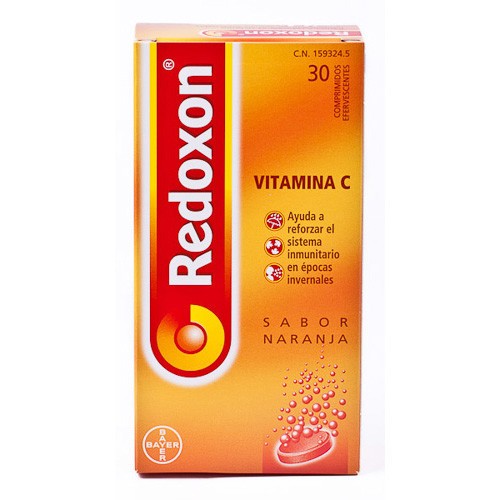 Redoxon extra defensas naranja 30 comprimidos Imagen de Redoxon extra defensas naranja 30 comprimidos