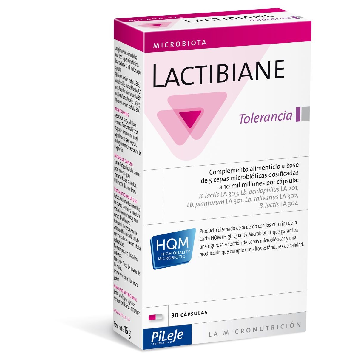 Pileje lactibiane tolerance 30 cápsulas Imagen de Pileje lactibiane tolerance 30 cápsulas