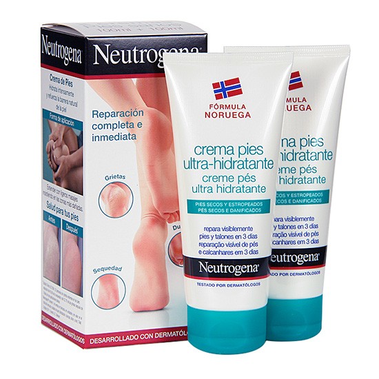 Neutrogena crema pies secos duplo Imagen de Neutrogena crema pies secos duplo