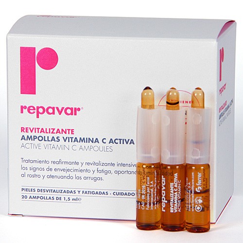 Repavar Revitalizante ampollas de vitamina C 20 ampollas Imagen de Repavar Revitalizante ampollas de vitamina C 20 ampollas