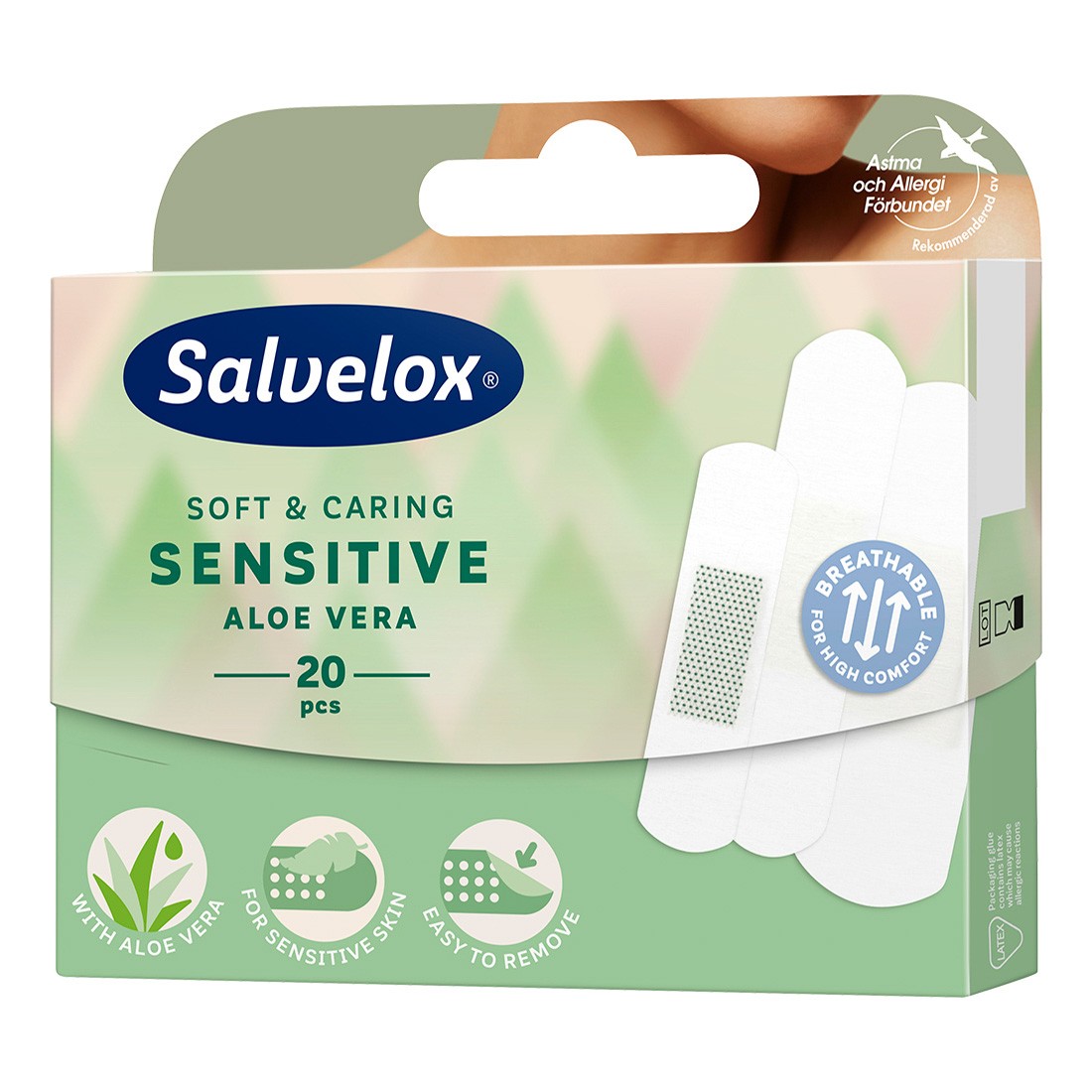SALVELOX SENSITIVE ALOE VERA 20 APOSITOS Imagen de SALVELOX SENSITIVE ALOE VERA 20 APOSITOS