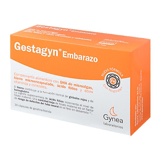 Gestagyn embarazo dha 30 cápsulas Imagen de Gestagyn embarazo dha 30 cápsulas