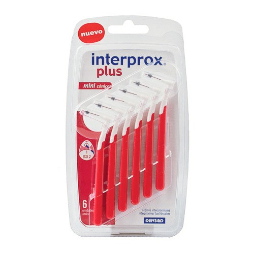 CEPILLO INTERPROX PLUS MINI CONICO 6 UDS Imagen de CEPILLO INTERPROX PLUS MINI CONICO 6 UDS