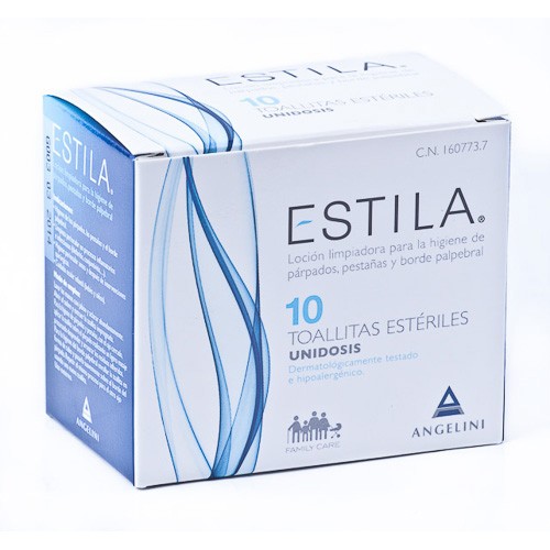 ESTILA PARPADOS/PESTAÑAS 10 TOALLITAS Imagen de ESTILA PARPADOS/PESTAÑAS 10 TOALLITAS