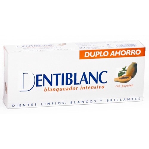 DENTIBLANC PASTA DENTAL BLANQ 2X100ML Imagen de DENTIBLANC PASTA DENTAL BLANQ 2X100ML