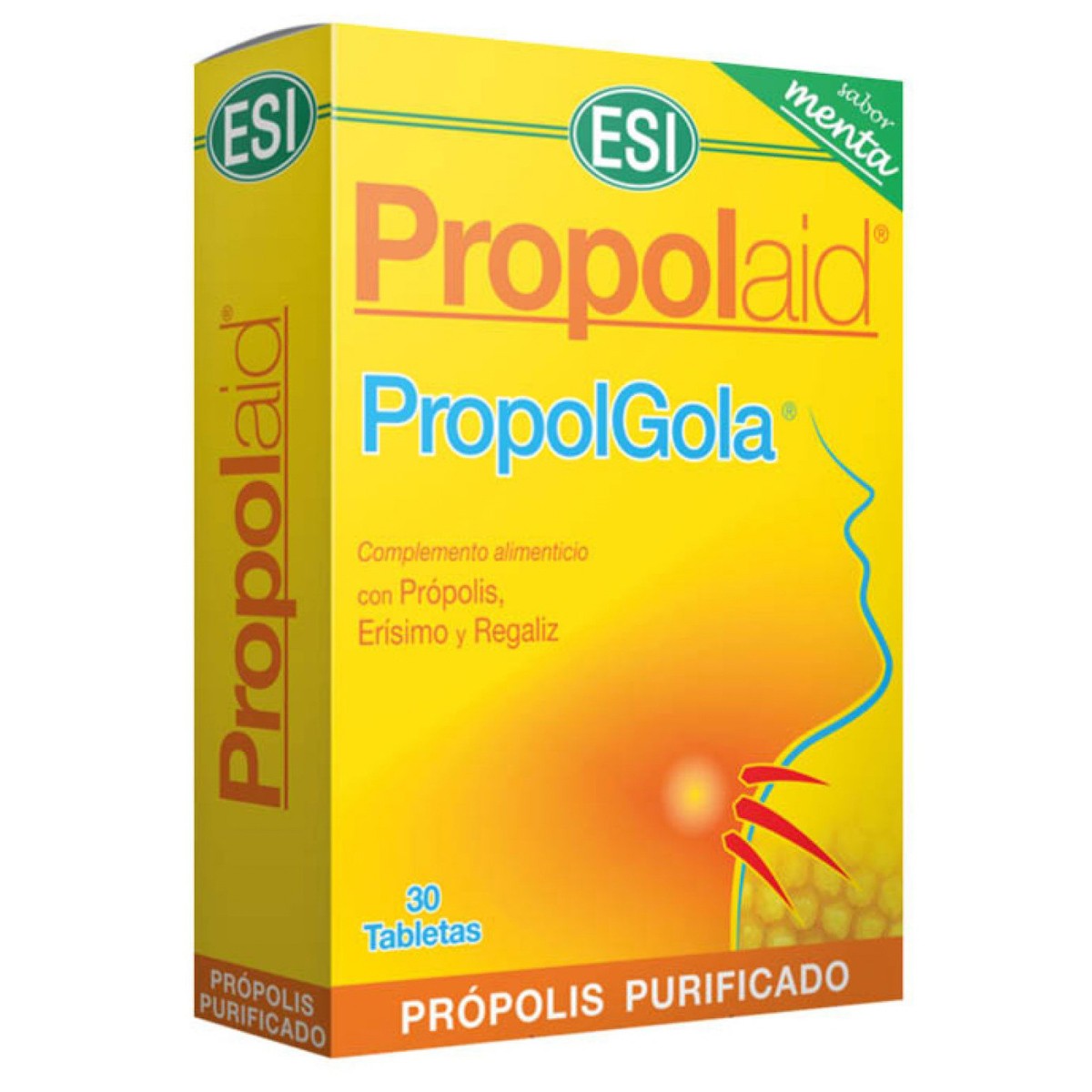 Propolaid Propolgola tabletas masticables de menta 30 tabletas Imagen de Propolaid Propolgola tabletas masticables de menta 30 tabletas