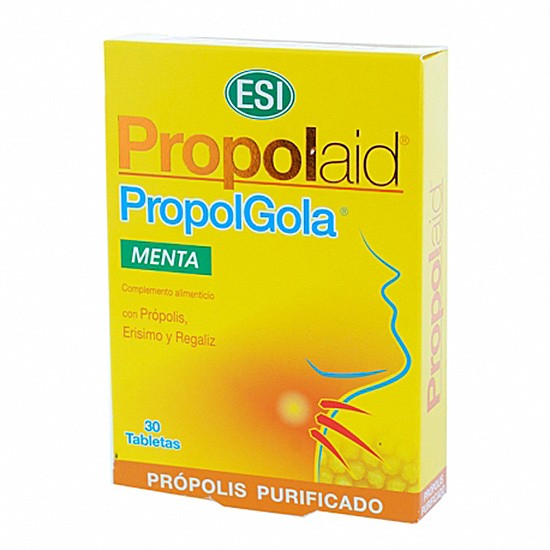Propolaid Propolgola masticables de miel 30 tabletas Imagen de Propolaid Propolgola masticables de miel 30 tabletas