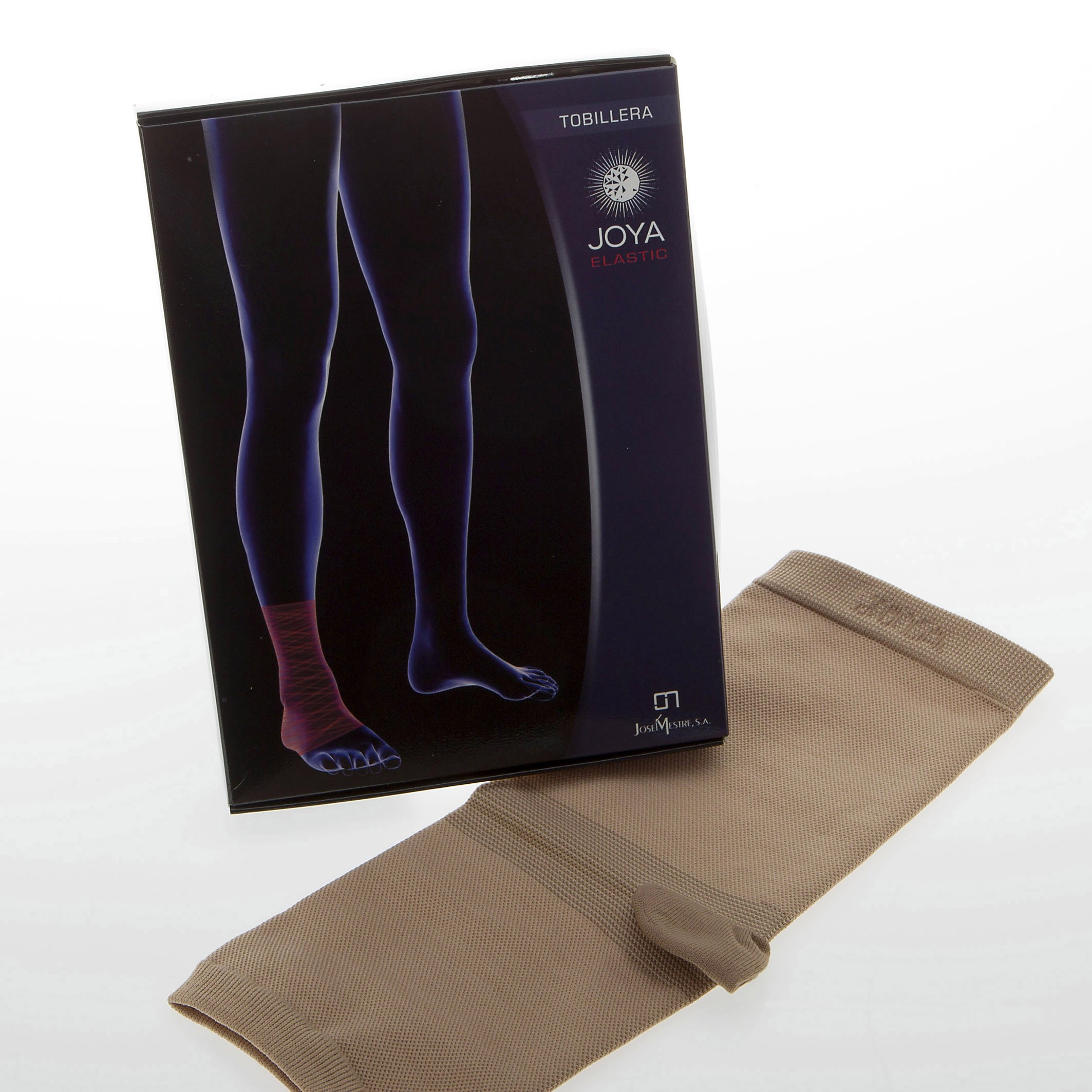 TOBILLERA JOYA ELASTIC BEIGE TALLA M Imagen de TOBILLERA JOYA ELASTIC BEIGE TALLA M