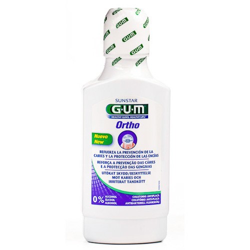 Gum ortho colutorio 300ml Imagen de Gum ortho colutorio 300ml