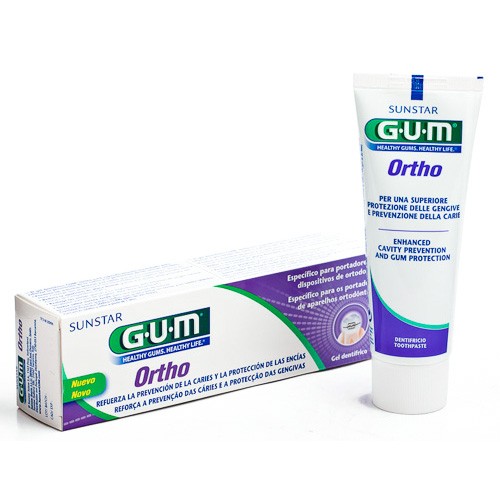 GUM ORTHO GEL DENTIFRICO 75 ML Imagen de GUM ORTHO GEL DENTIFRICO 75 ML