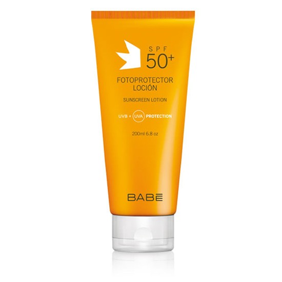 Babé fotoprotector 50+ loción 200ml Imagen de Babé fotoprotector 50+ loción 200ml