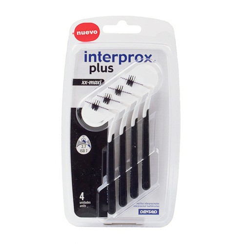 CEPILLO INTERPROX PLUS XX-MAXI 4 UDS Imagen de CEPILLO INTERPROX PLUS XX-MAXI 4 UDS