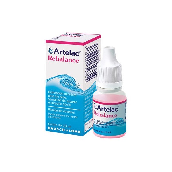 Artelac Rebalance colirio ojo seco 10ml Imagen de Artelac Rebalance colirio ojo seco 10ml