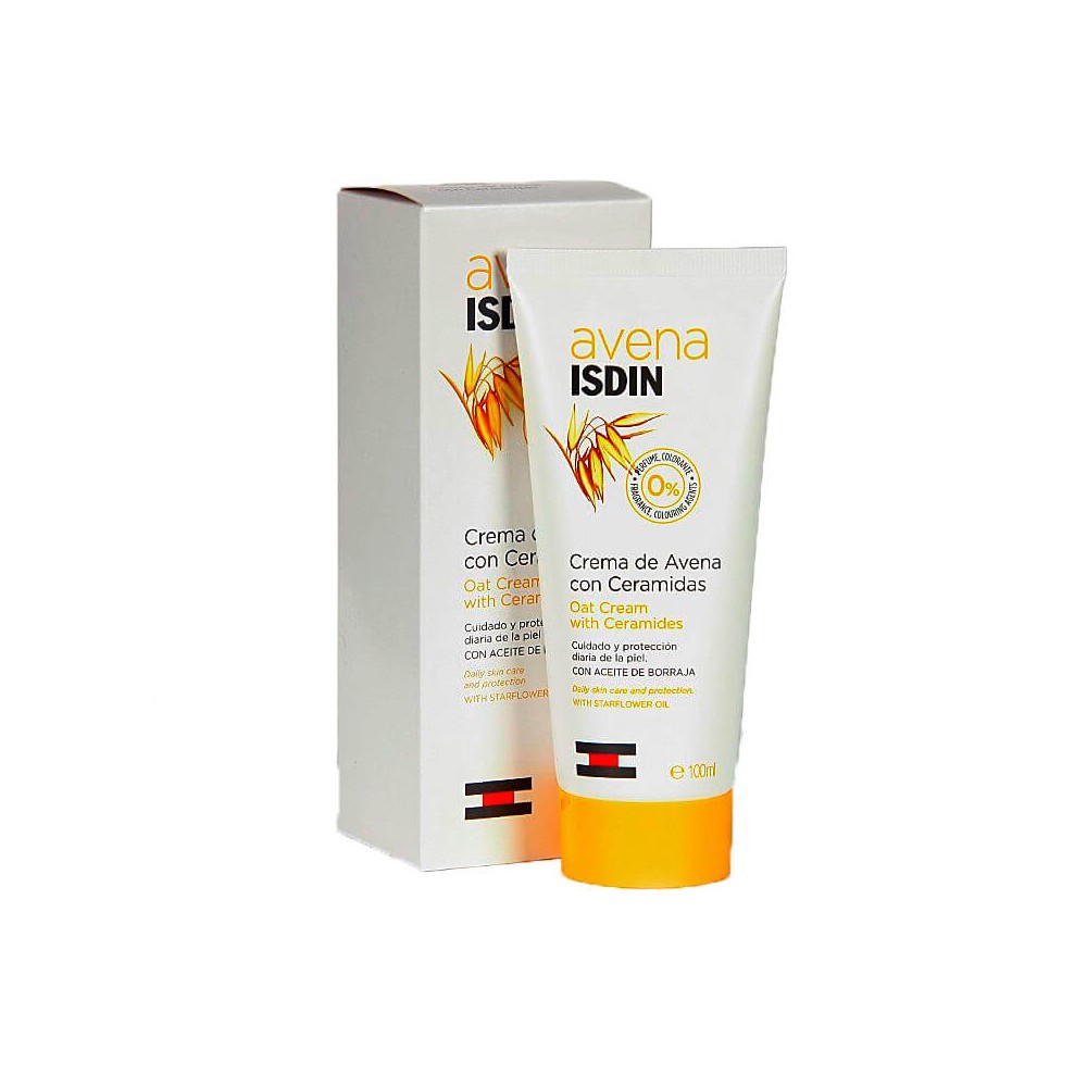 Isdin avena crema con ceramidas 100ml Imagen de Isdin avena crema con ceramidas 100ml