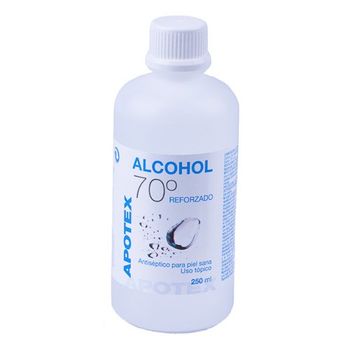 APOTEX ALCOHOL 70º 250 ML Imagen de APOTEX ALCOHOL 70º 250 ML