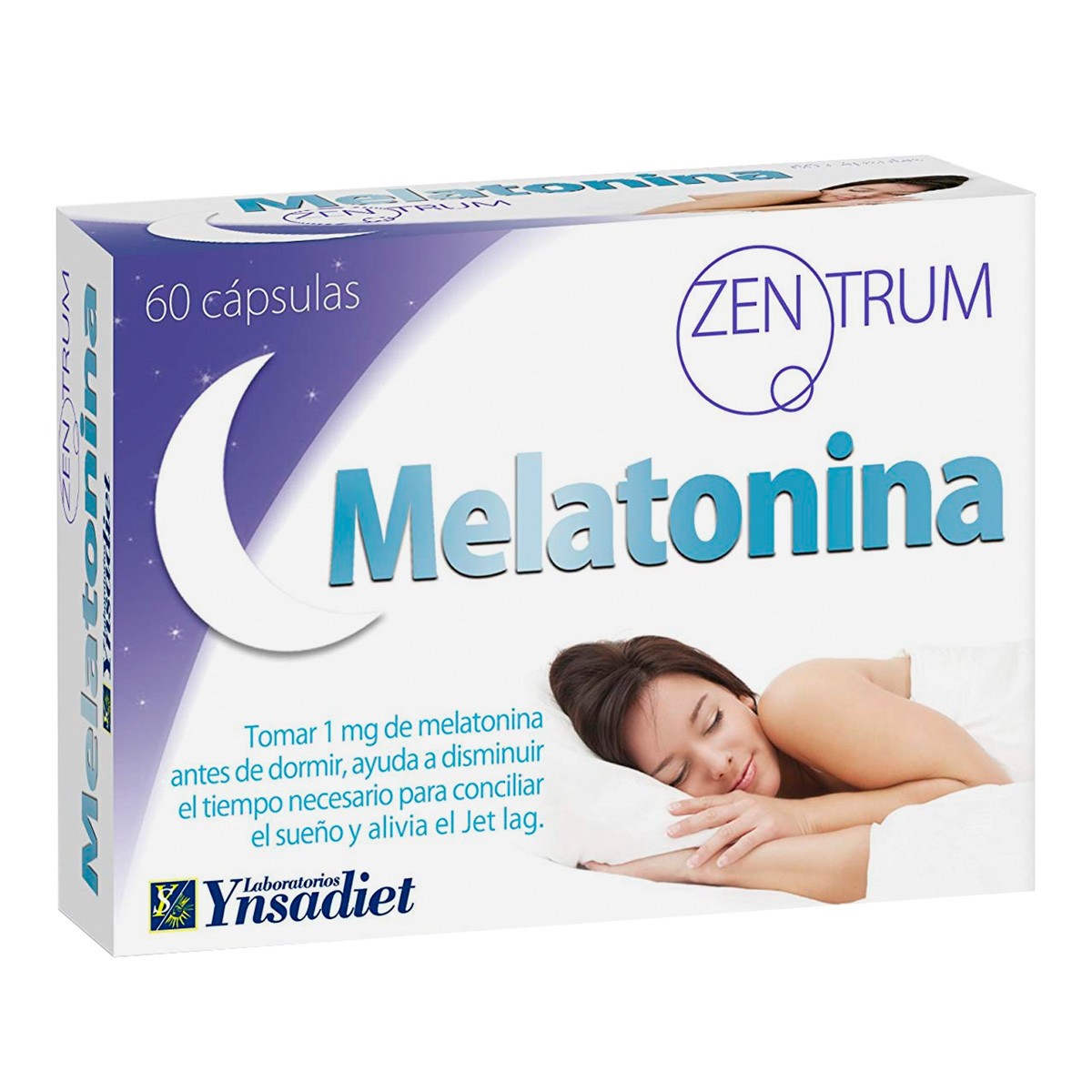 Ynsadiet Zentrum melatonina 60 cápsulas Imagen de Ynsadiet Zentrum melatonina 60 cápsulas