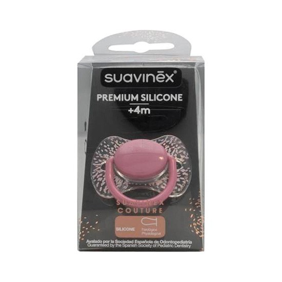 Suavinex Chupete tetina silicona fisiológica 6-18m Imagen de Suavinex Chupete tetina silicona fisiológica 6-18m