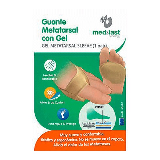 GUANTE METATARSAL GEL MEDILAST T.GDE Imagen de GUANTE METATARSAL GEL MEDILAST T.GDE