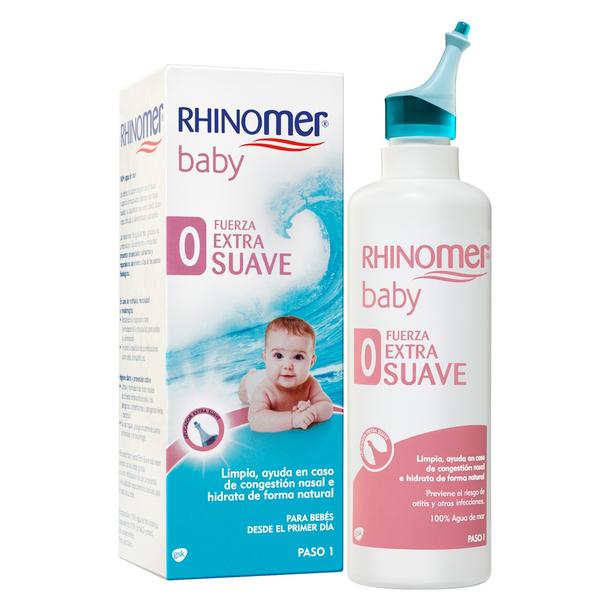 Rhinomer fuerza exsuave baby spray 115ml Imagen de Rhinomer fuerza exsuave baby spray 115ml