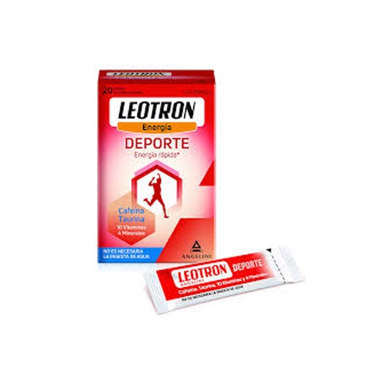 Leotron deporte 20 sobres bucodispersable Imagen de Leotron deporte 20 sobres bucodispersable