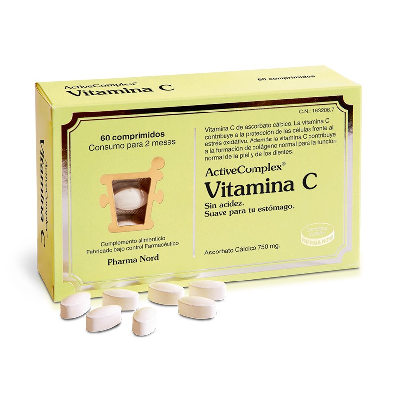 ACTIVE COMPLEX VIT. C ASCORBATO 60 COMP Imagen de ACTIVE COMPLEX VIT. C ASCORBATO 60 COMP