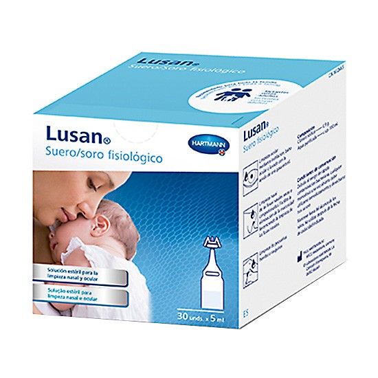 Lusan suero fisiológico 30 monodosisx5ml Imagen de Lusan suero fisiológico 30 monodosisx5ml