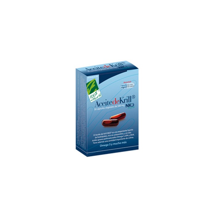 100% Natural Aceite krill 40 perlas Imagen de 100% Natural Aceite krill 40 perlas