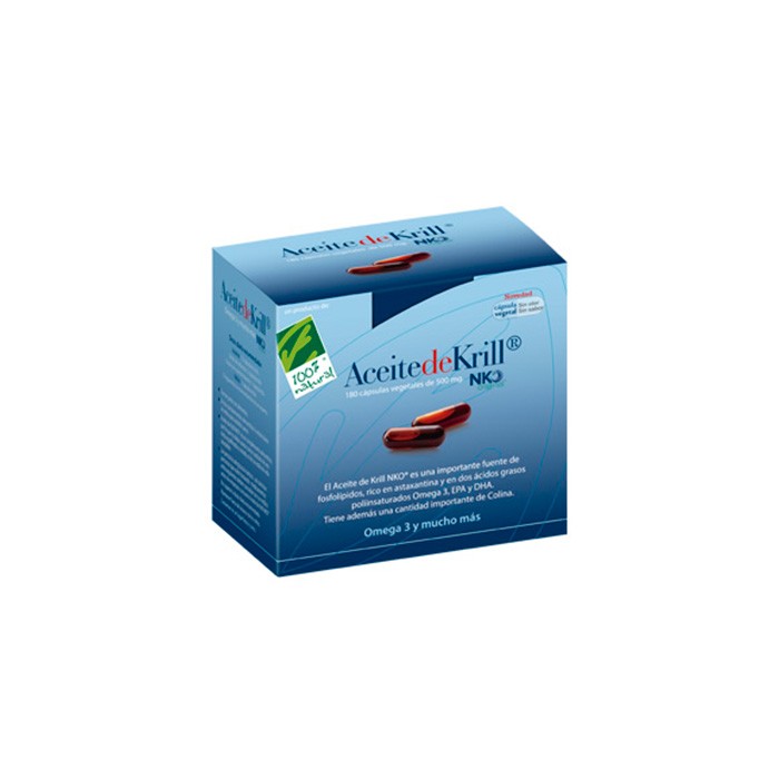 100% Natural Aceite krill 120 perlas Imagen de 100% Natural Aceite krill 120 perlas