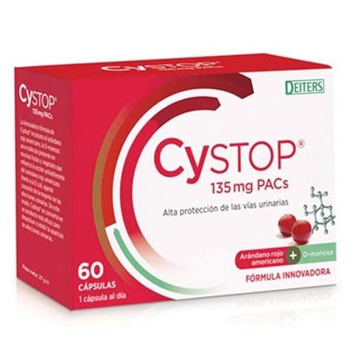 CYSTOP PROTECCION VIAS URINARIAS 60 CAPS Imagen de CYSTOP PROTECCION VIAS URINARIAS 60 CAPS