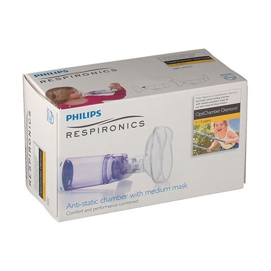 Optichamber diamond cámara con mascarilla infantil Imagen de Optichamber diamond cámara con mascarilla infantil