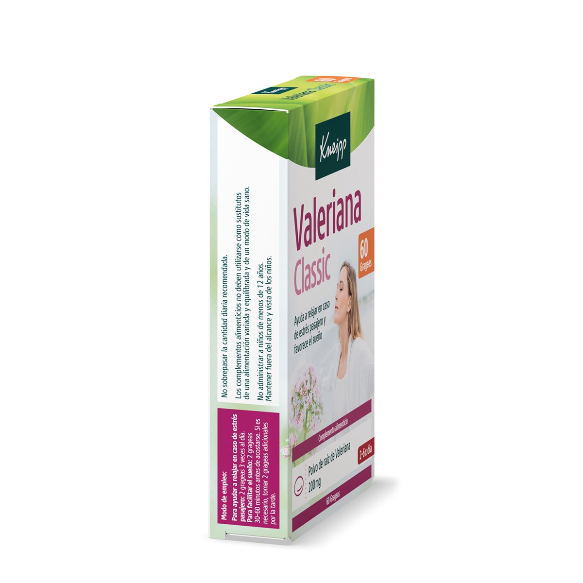 Imagen de Kneipp Valeriana Classic 200mg 60 grageas