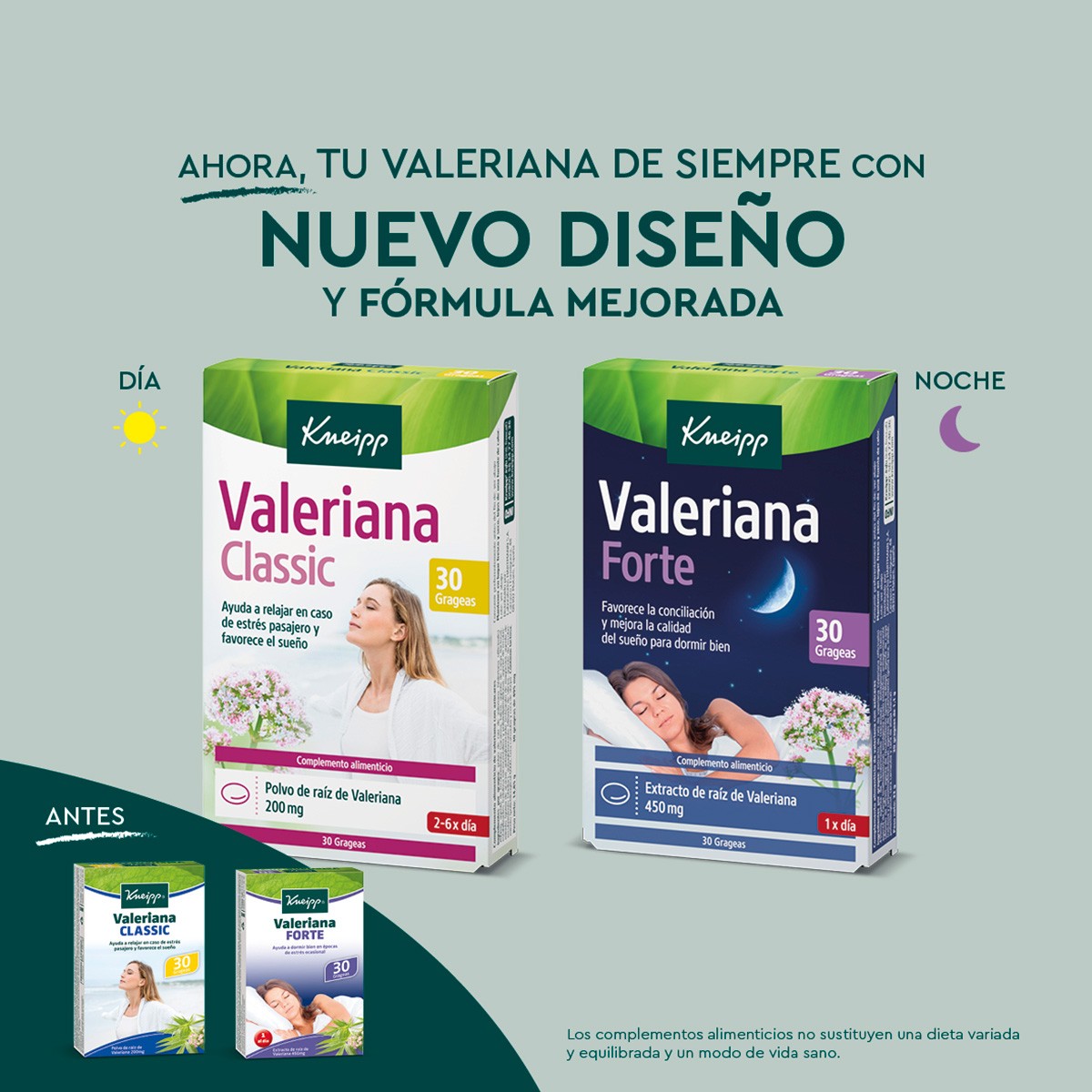 Imagen de Kneipp Valeriana Classic 200mg 60 grageas