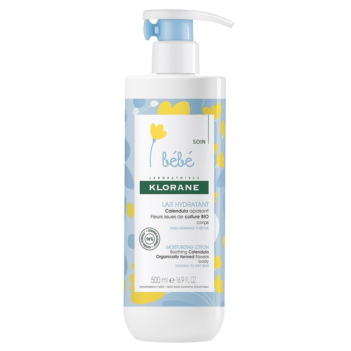 Imagen de Klorane bebe leche hidratante 500ml