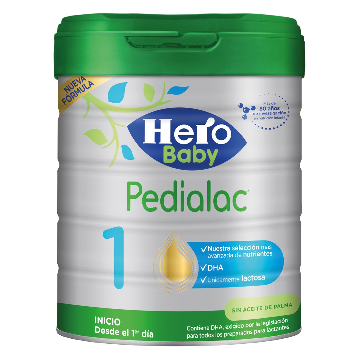 Hero Baby Pedialac 1 leche de inicio 800g Imagen de Hero Baby Pedialac 1 leche de inicio 800g