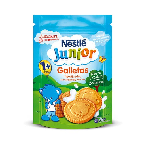 Nestle Junior Galletas +12 meses 180g Imagen de Nestle Junior Galletas +12 meses 180g
