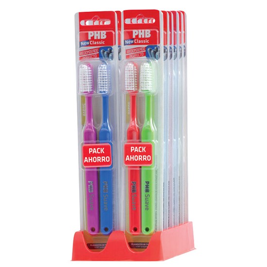 Phb cepillo dental classic suave 2u Imagen de Phb cepillo dental classic suave 2u