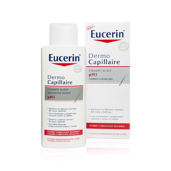 Eucerin Dermocapillare champú PH5 250ml Imagen de Eucerin Dermocapillare champú PH5 250ml