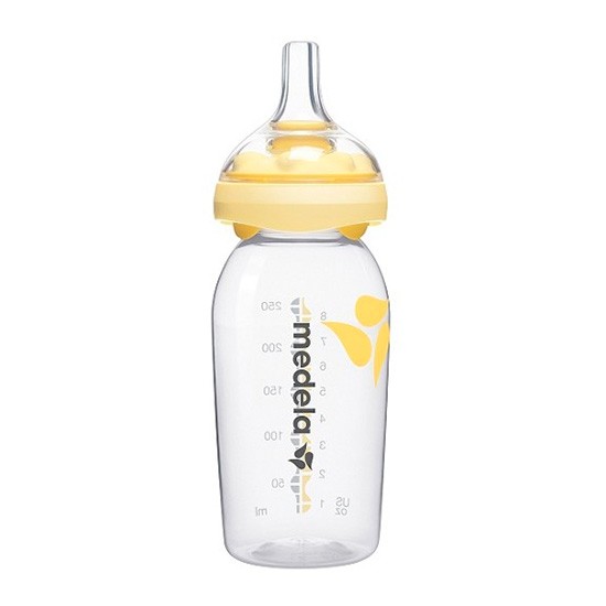 Medela biberón c/tetina calma pp 250ml Imagen de Medela biberón c/tetina calma pp 250ml