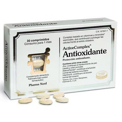 ACTIVE COMPLEX ANTIOXIDANTE 60 CAPSULAS Imagen de ACTIVE COMPLEX ANTIOXIDANTE 60 CAPSULAS