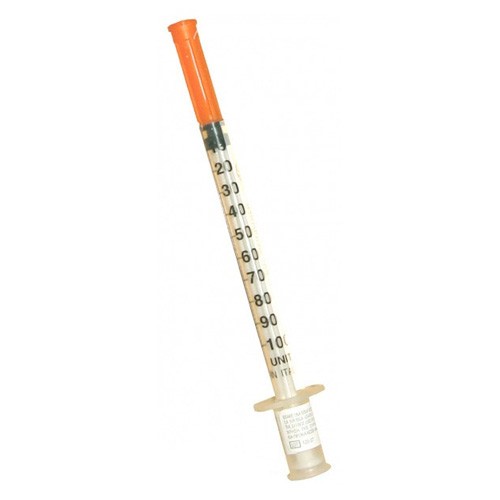 JERINGA INSULINA ICO U-100 C/AGUJA 1 ML Imagen de JERINGA INSULINA ICO U-100 C/AGUJA 1 ML