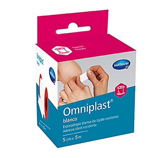 Omniplast tela blanco 5x5cm Imagen de Omniplast tela blanco 5x5cm
