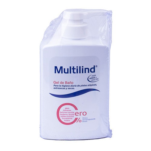 MULTILIND GEL BAÑO HIPOALERGENICO 500 ML Imagen de MULTILIND GEL BAÑO HIPOALERGENICO 500 ML
