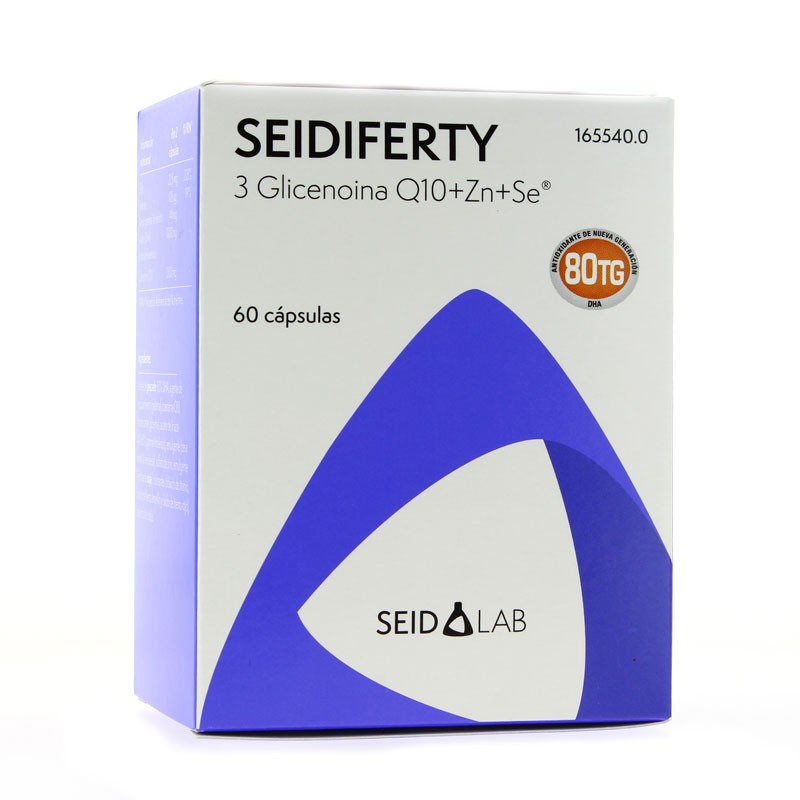 Seidiferty glicenoina Q10 ZN SE DHA 60cápsulas Imagen de Seidiferty glicenoina Q10 ZN SE DHA 60cápsulas
