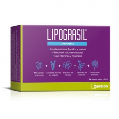 Lipograsil drenante 14 sobres Imagen de Lipograsil drenante 14 sobres